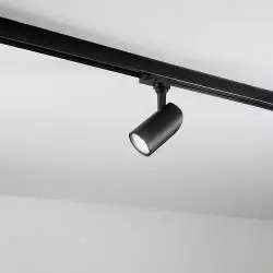 Faretto Binario Moderno Binario Alluminio Nero Gu10