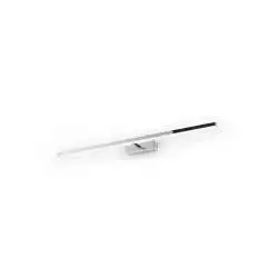 Applique Moderna Riga Metallo Cromo Acrilico Led 24W 3000K