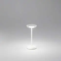 Lampada Tavolo Esterno Moderna Soap Acrilico Bianco Led 2W 3000K