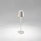 Lampada Tavolo Esterno Moderna Diva Alluminio Beige Led 1,5W 3000K