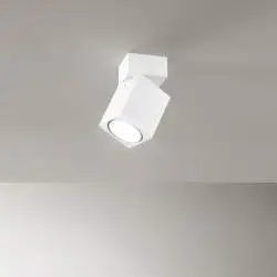 Spot Moderno Connect Alluminio Bianco 1 Luce Gu10