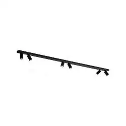 Plafoniera Moderna Oddy Metallo Nero 6 Luci Orientabili Gu10 Ip20