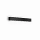 Applique Minimal Rummo Metallo Nero Opaco Led 20W 3000K
