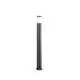 Paletto Esterno Contemporaneo Sigaro Alluminio Antracite 1 Luce E27 Ip54 H90