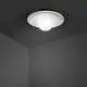 Applique Contemporanea Huevo Metallo Cemento Bianco 1 Luce E27 Ip20
