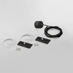Kit Sospensione Grid Nero 200Cm