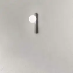 Plafoniera Minimal Snooky Metallo Grigio 1 Luce G9 Ip20