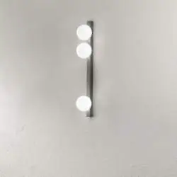 Plafoniera Minimal Snooky Metallo Grigio 3 Luci G9 Ip20