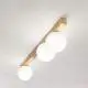 Plafoniera Minimal Snooky Metallo Oro 3 Luci G9 Ip20