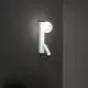 Applique Moderna Fog Metallo Bianco Opaco Luce Led G9 Ip20