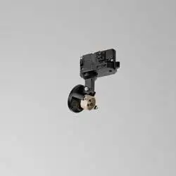 Faretto Moderno Binario Metallo Nero 1 Luce Gu10 Ip20