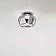Plafoniera Moderna Kave Metallo Vetro Specchiato Led 20W 3000K Dimmerabile Ip20