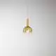 Sospensione Contemporanea Lollipop Vetro Oro 1 Luce E27 Ip20 D20