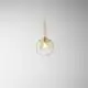 Sospensione Contemporanea Lollipop Vetro Ambra 1 Luce E27 Ip20 D25