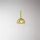 Sospensione Contemporanea Lollipop Vetro Oro 1 Luce E27 Ip20 D25