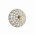 Plafoniera Tiffany Madreperla Madreperla Multicolor Fantasia 1 Luce E27 | Perenz