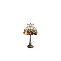 Paralume Tiffany In Vetro Decorato Multicolor D. 30Cm