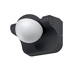 Plafoniera Esterno Moderna Nova Alluminio Antracite Led Integrato 6W 6000K Ip54