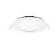 Faretti Incasso Logan Alluminio Bianco Led Integrato 12W 4000K Ip20
