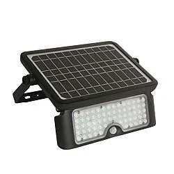 Proiettore Solare Esterno Moderno Weston Pc Nero Led Integrato 10W 6000K Ip65