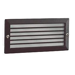 Segnapassi Contemporaneo Peyton Pc Nero Griglia 1 Luce E27 Ip54