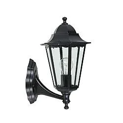 Applique Esterno Sawyer Alluminio Nero Su 1 Luce E27 Ip44