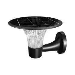 Lampada Da Parete Solare Nero 15W Cct Ip65