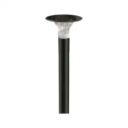 Paletto Con Testapalo Solare Nero 15W Cct Ip65
