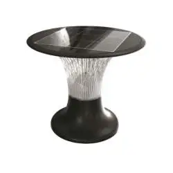 Lampada Da Tavolo Solare Nero 15W Cct Ip65
