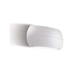 Applique Interni Esterni Led 9+9W 585 Lm 3000K In Alluminio Bianco Pillow