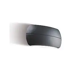 Applique Interni Esterni Led 9+9W 585 Lm 3000K In Alluminio Grigio Pillow