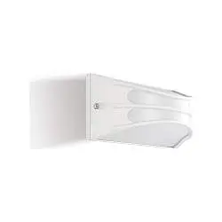 Applique Per Esterni Ed Interni In Alluminio Bianco Led 10W 700 Lm 3000K Bra