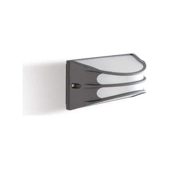 Applique Per Esterni Ed Interni In Alluminio Grigio Led 10W 700 Lm 3000K Bra | Sovil