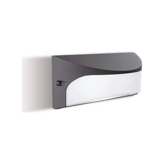 Applique Per Esterno In Alluminio Grigio Led 10 W 700 Lm 3000K Dome | Sovil