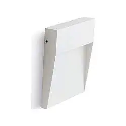 Applique/Segnapasso Esterno In Alluminio Bianco Led 6 W Grande 3000K Geo Square