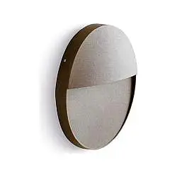 Applique Segnapasso In Alluminio Marrone Led 3W 123 Lm 3000K Piccola Geo Round