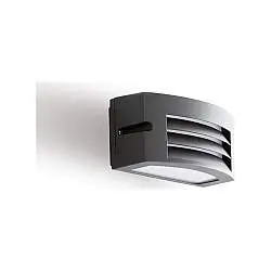 Applique Esterno Alluminio Grigio Led 10 W 700 Lm 3000K Kube