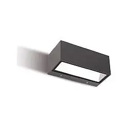 Applique Per Esterno Ed Interno In Alluminio Grigio Led 12 W 360 Lm 3000K