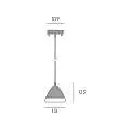 Sospensione Esterni Ed Interni In Alluminio Verde Led 20 W 1700 Lm 3000K Graal | Sovil