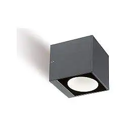 Applique Esterni E Interni In Alluminio Grigio Led 6+6 W 900 Lm 4000K Lula