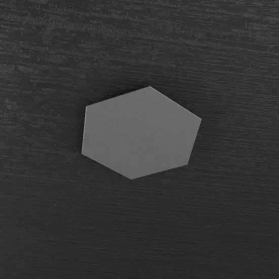 Componente Decorativo Industrial-Minimal Hexagon Metallo Antracite | Top Light
