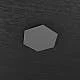 Componente Decorativo Industrial-Minimal Hexagon Metallo Antracite