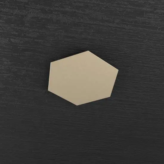 Componente Decorativo Industrial-Minimal Hexagon Metallo Sabbia | Top Light