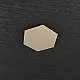 Componente Decorativo Industrial-Minimal Hexagon Metallo Sabbia