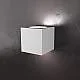 Applique Moderna Eccentric Metallo Bianco 2 Luci Gx53 Biemissione