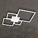 Plafoniera Moderna Quadrata Four Squares Alluminio Bianco Led 90W