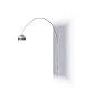 Piantana Contemporanea Turning Metallo Cromo 1 Luce E27