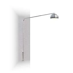 Piantana Contemporanea Corner Metallo Cromo 1 Luce E27