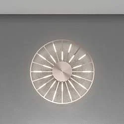 Plafoniera-Applique Around You Metallo Rosato Satinato Led A Vista 41W 3000K