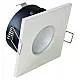 Faretto Incasso Bath Quadrato Alluminio Bianco 1 Luce Gu10